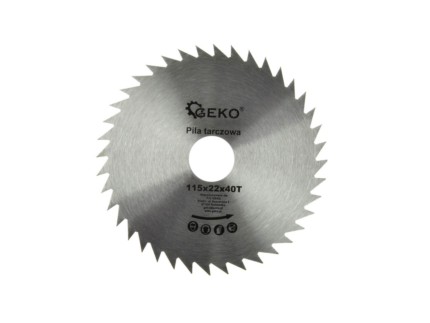 TCT circular saw blade for wood 115x22x40T