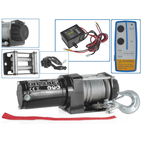 Wyciągarka elektryczna 12V 2500LB (2)