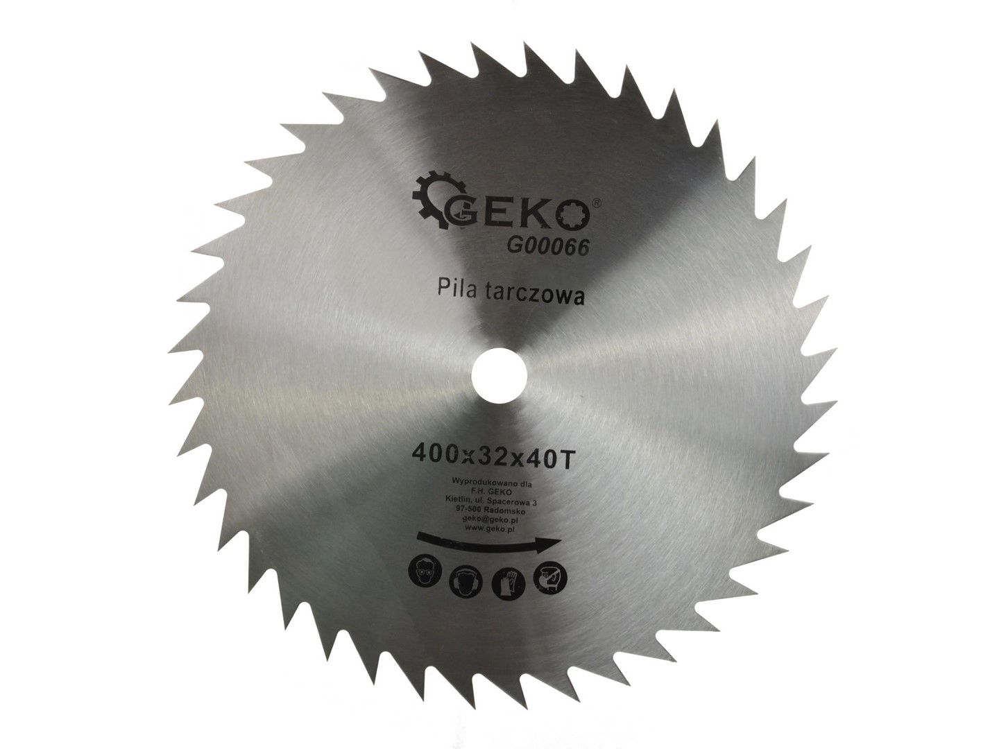 Circular saw blade for wood 400x32x40T