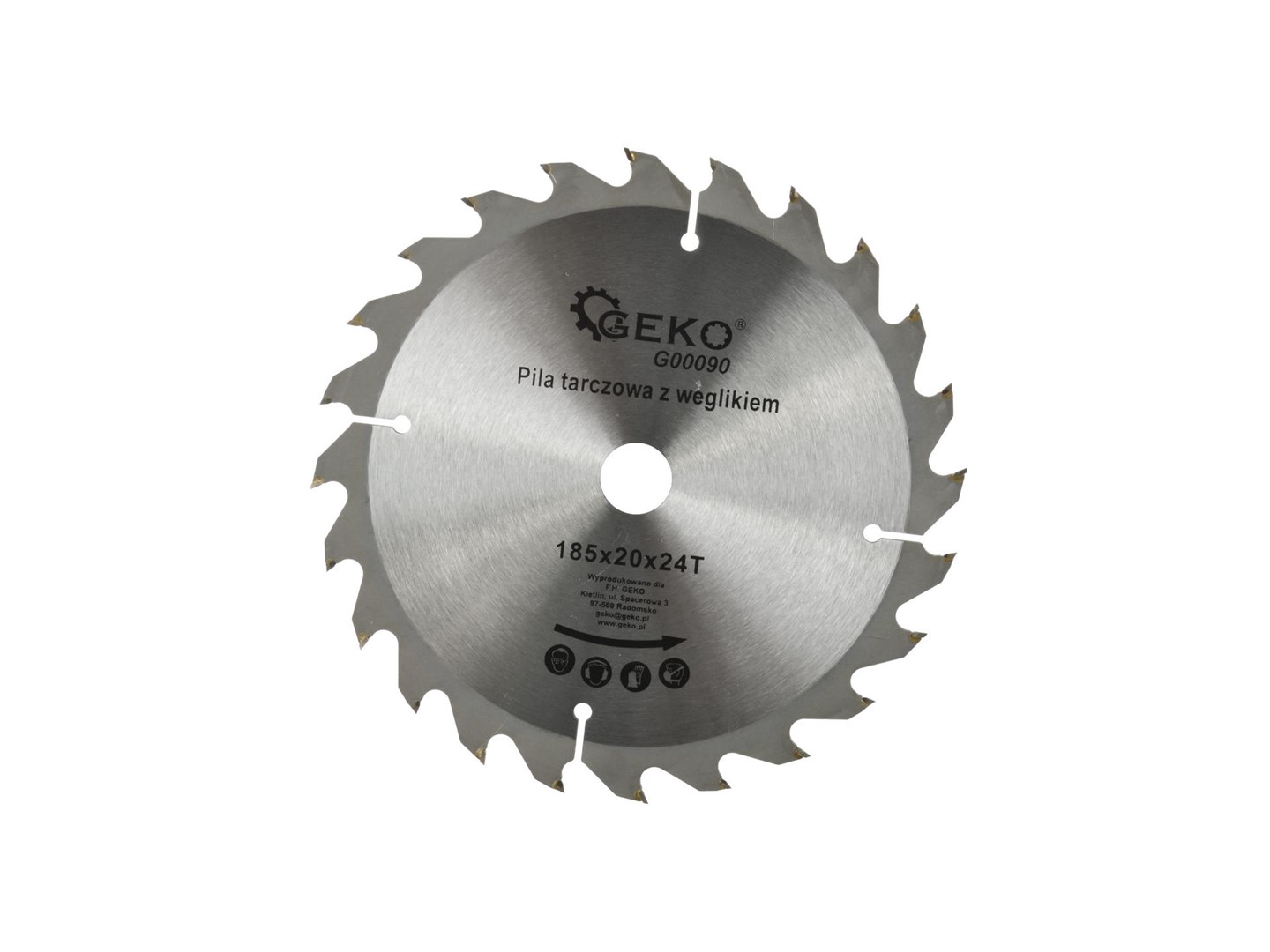 TCT circular saw blade for wood  185x20x24T