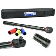 1/2  Torque Wrench 28-210nm + sockets set Black HD