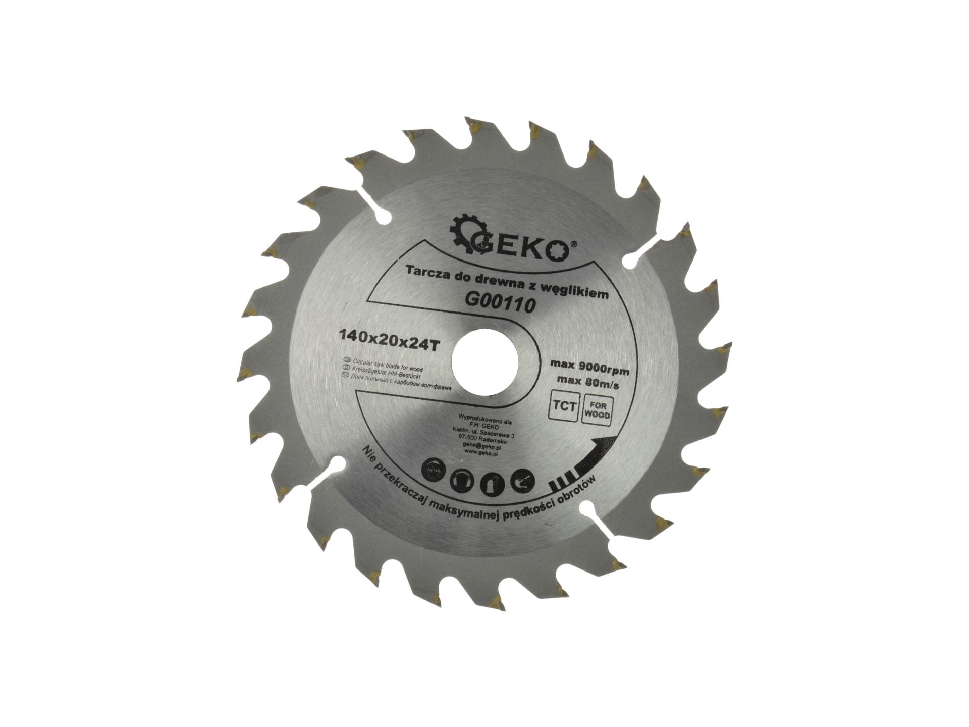 Wood Circular Saw Blade 140mm x 20mm x 24 Teeth L-Tech