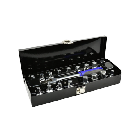 18pcs 3/8  drive oil drain socket set