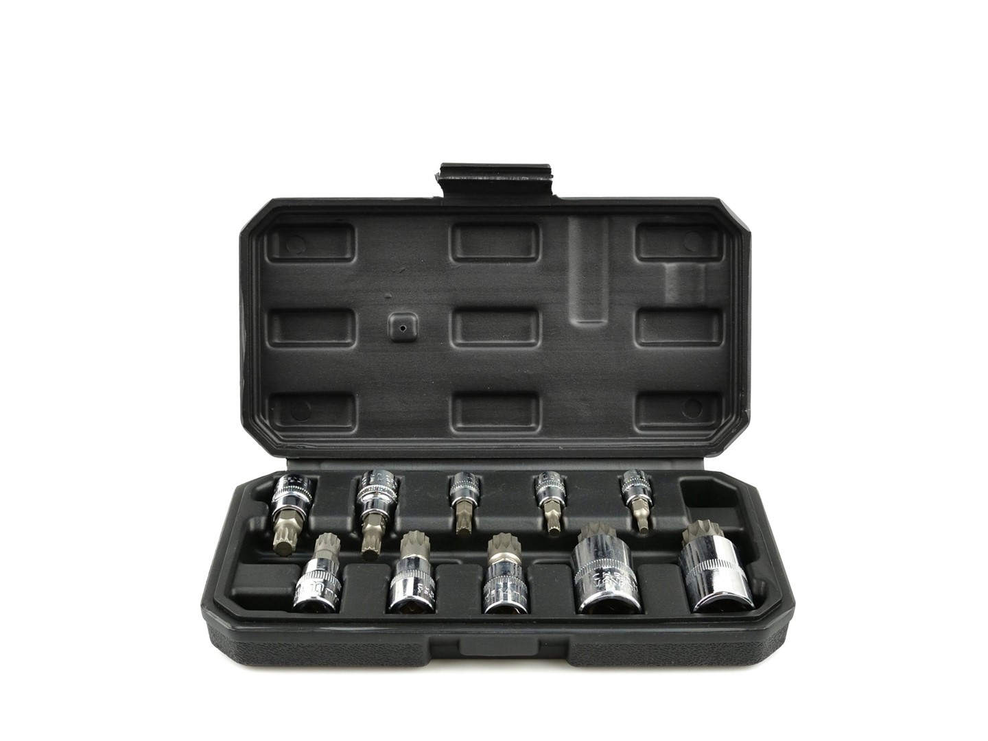 10pcs spline socket set 1/4-1/2 