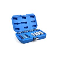 Set of extractors for screws and studs 17 pcs.