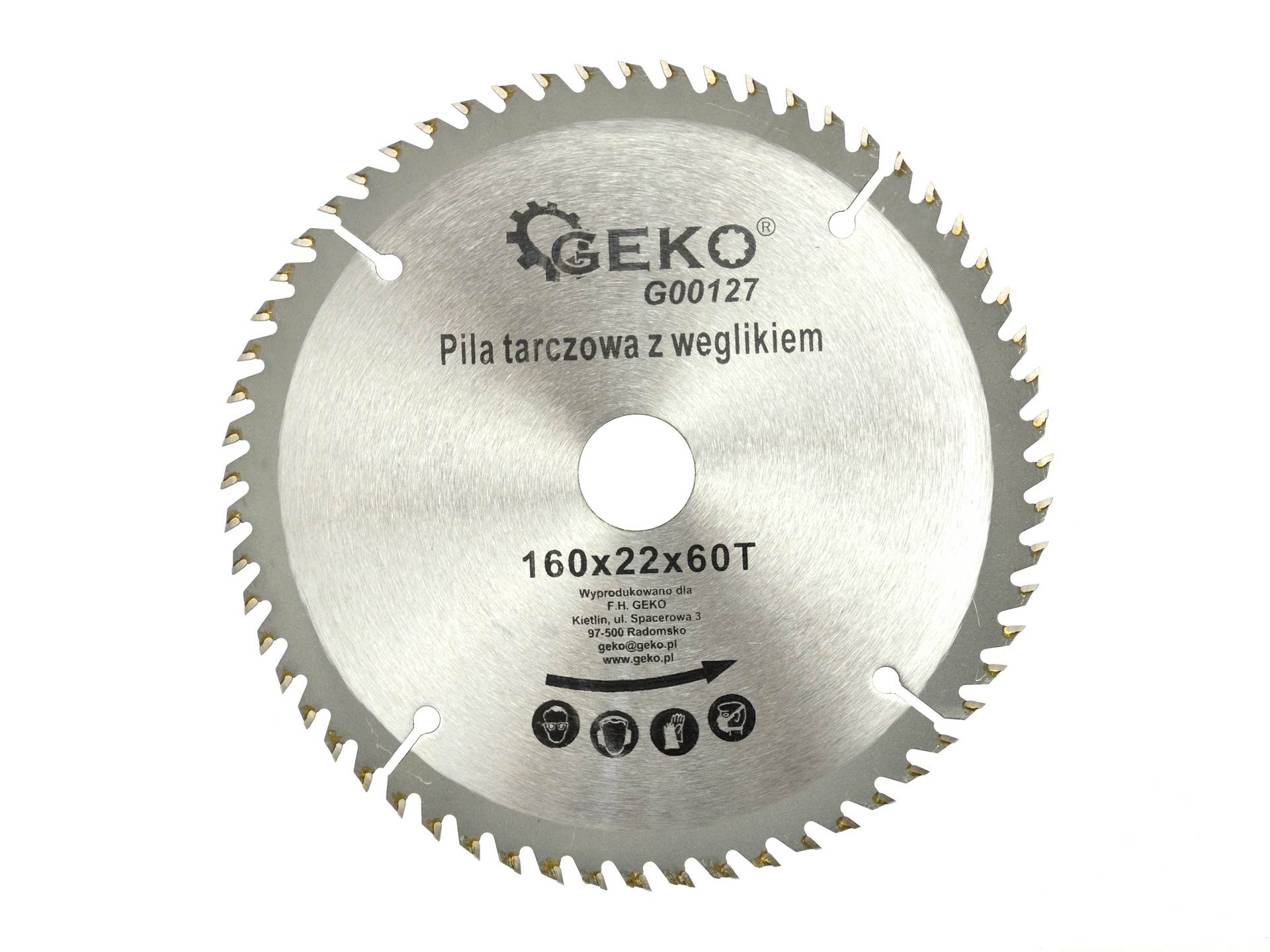 TCT circular saw blade for wood 160x22x60T