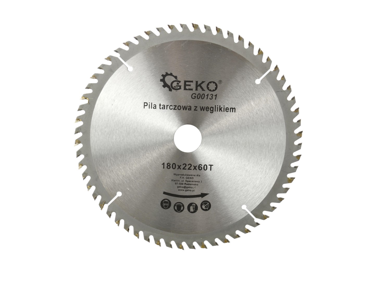 TCT circular saw blade for wood  180x22x60T