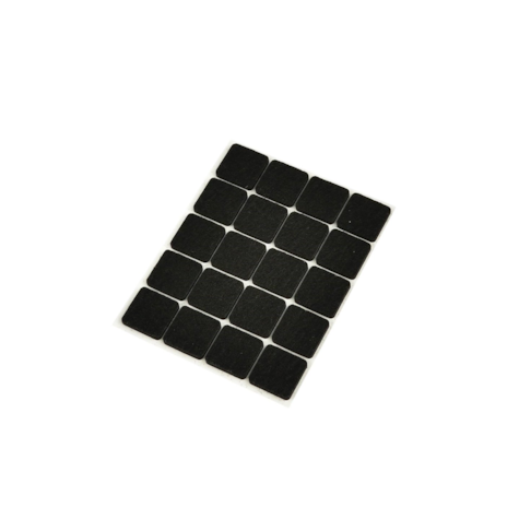 Podkładki filcowe pod meble prostokątne 20x20mm 20szt.(25/250)
