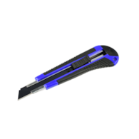 Utility knife 100x18x0.5mm SK5 (black blade)