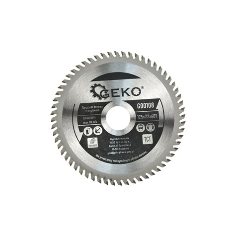 TCT circular saw blade for wood 125x22x60T