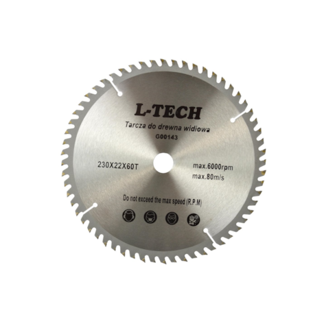 TCT circular saw blade for wood 230x22x60T