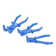 Bent hose crimping pliers set