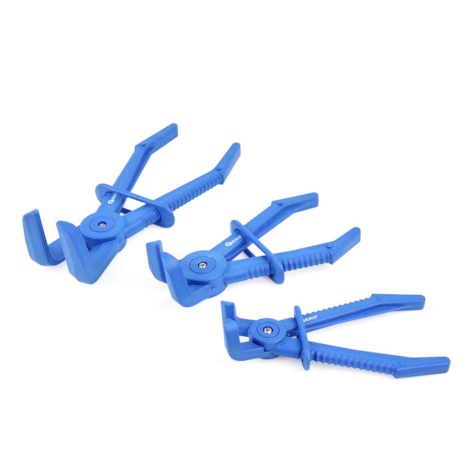 Bent hose crimping pliers set