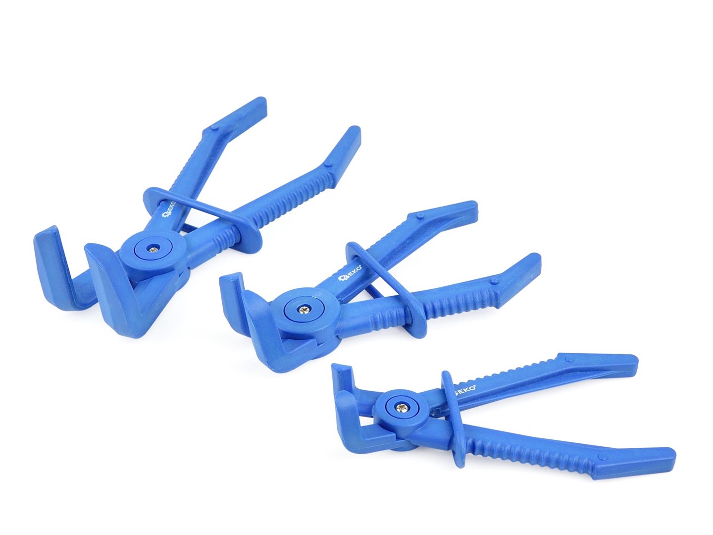 Bent hose crimping pliers set