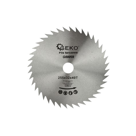 Circular saw blade for wood 250x32x40T non tip