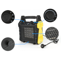 Electric ceramic heater 2KW