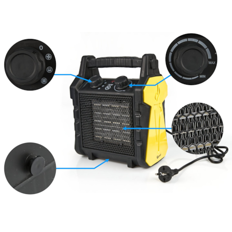 Nagrzewnica elektryczna ceramiczna - grzejnik 3KW (1)