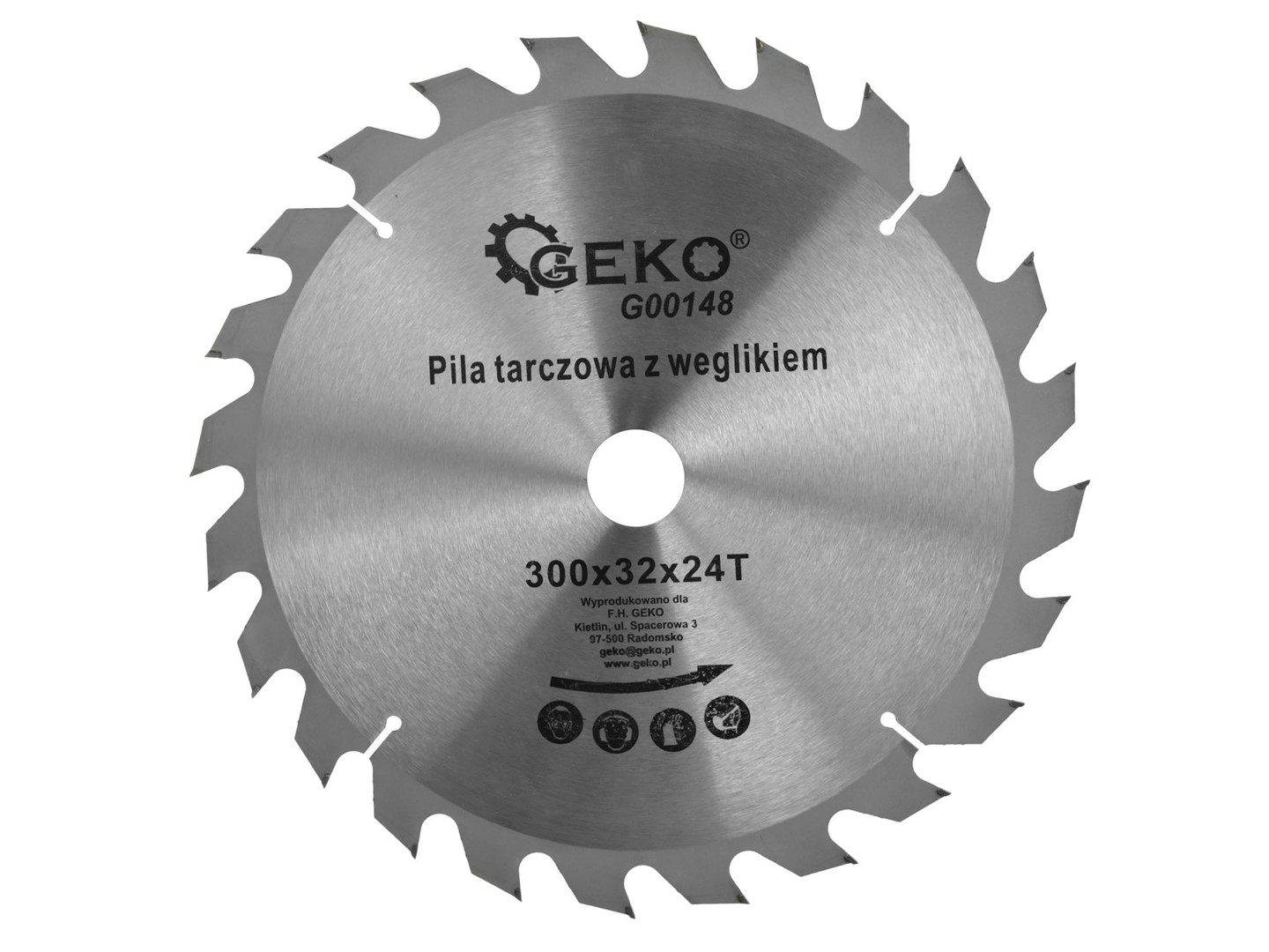 TCT circular saw blade for wood 300x32x24T