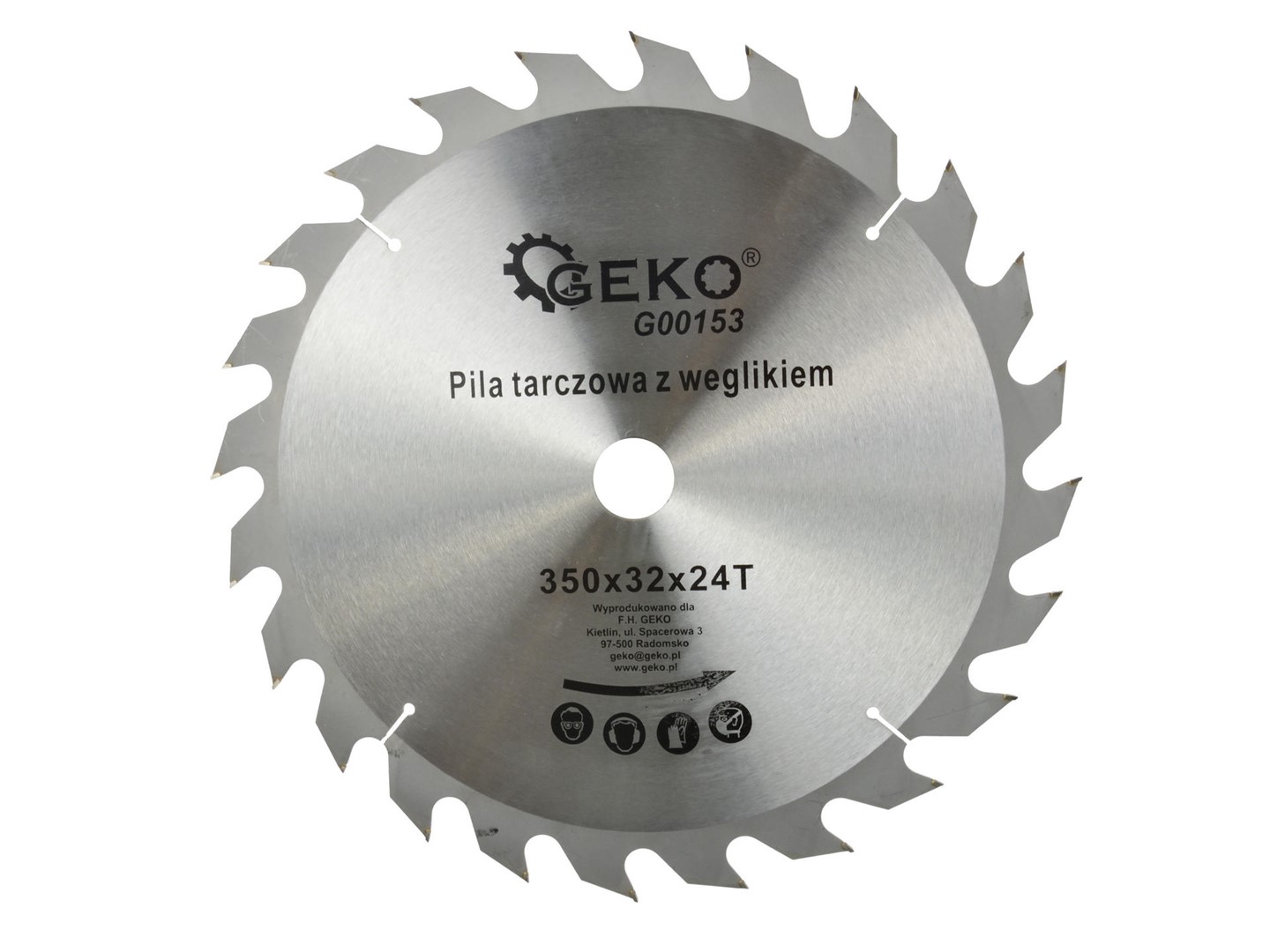 TCT circular saw blade for wood 350x32x24T