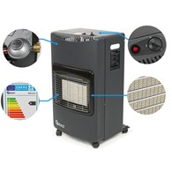 Indoor Gas Heater 4.2 kW with reducer and hose