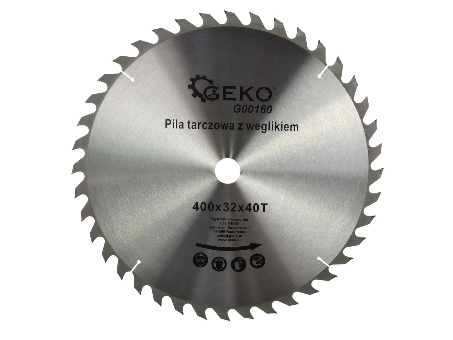 TCT circular saw blade for wood 400x32x40T