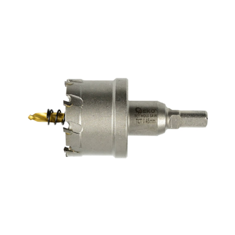 Otwornica widiowa - koronka do metalu 45mm z wiertłem tytanowym (60)