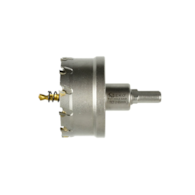 Otwornica widiowa - koronka do metalu 65mm z wiertłem tytanowym (30)