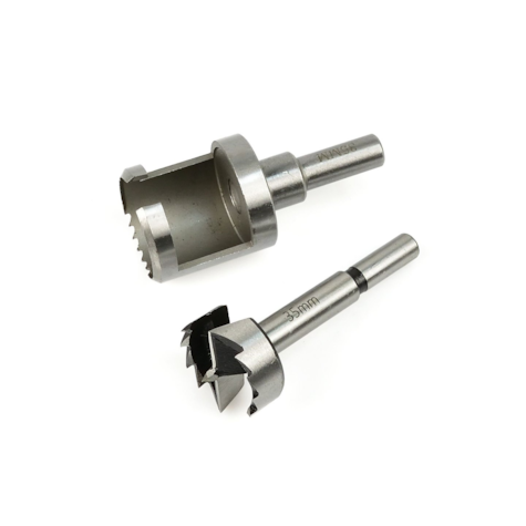 Forstner drill bit & plug cutter set 35mm