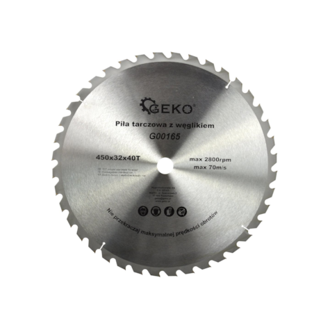 TCT circular saw blade for wood 450x32x40T