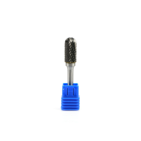 Cylindrical - rounded end milling cutter 6mm (tungsten carbide 12x25mm)