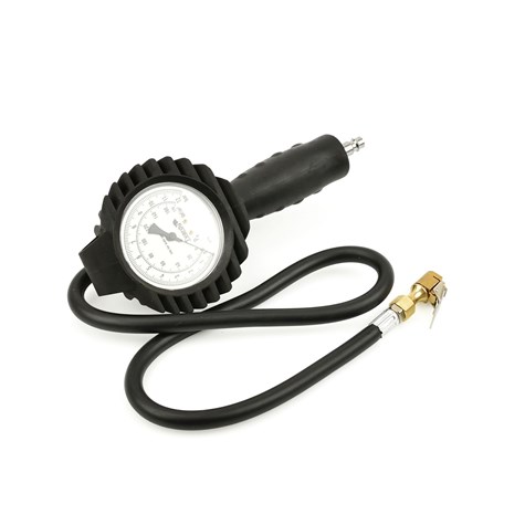 Professional tire inflation gun 0-12bar with a pressure gauge