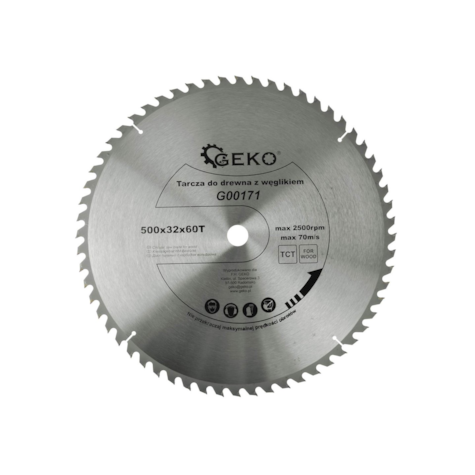 TCT circular saw blade for wood 500x32x60T