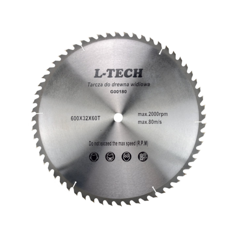 TCT circular saw blade for wood 600x32x60T