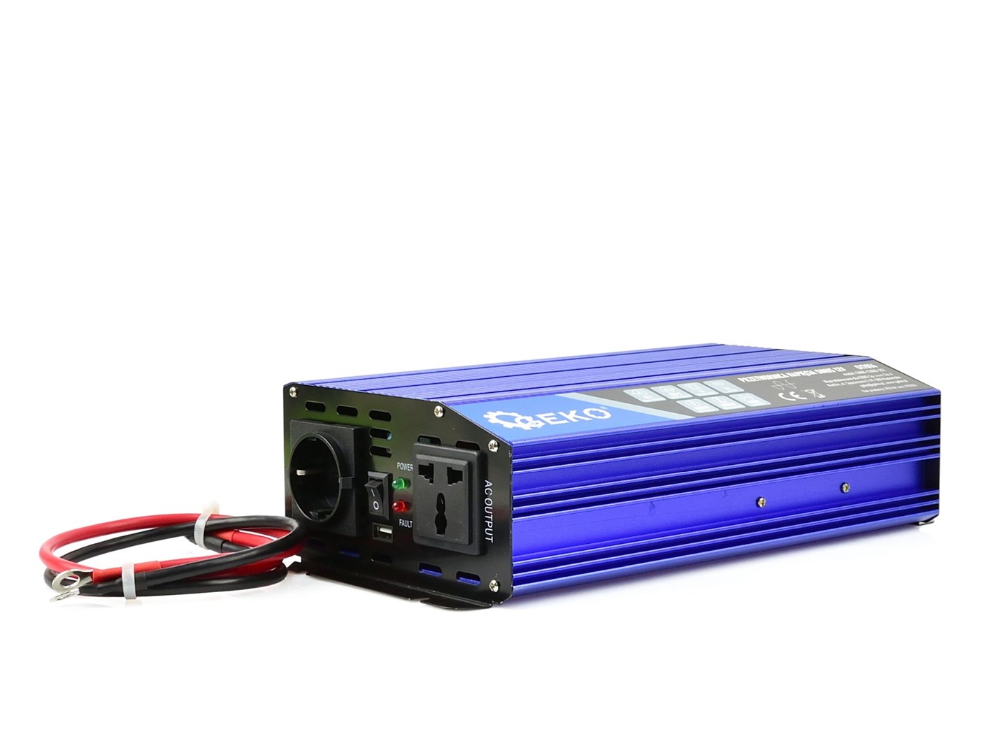 Pure sine wave voltage converter 12V/230V 1000/2000W