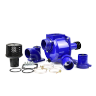 3  water pump driven by a V-belt