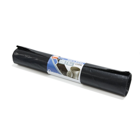 Extra heavy duty rubble bags 120l (5pcs) - black