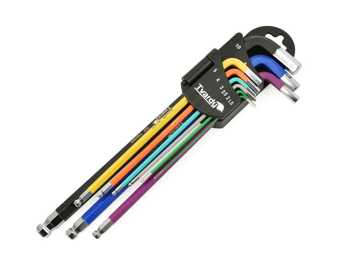 Dlhé imbusové kľúče farba 1,5-10mm 9 ks. S2 (24)