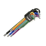 Klucze torx długie kolor T10-T50 9el. S2 (24)