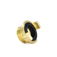 Brass connector compatible with GEKA connector - external thread 1”