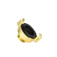 Brass connector compatible with GEKA connector - external thread 1/2”