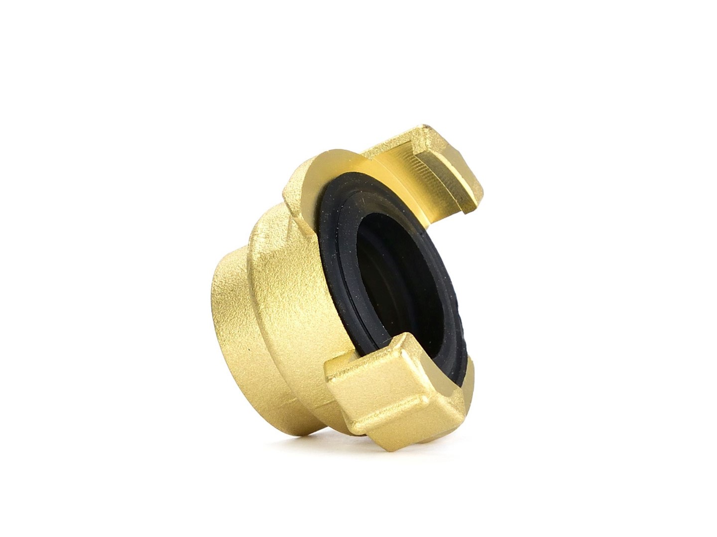 Brass connector compatible with GEKA connector – internal thread 3/4”