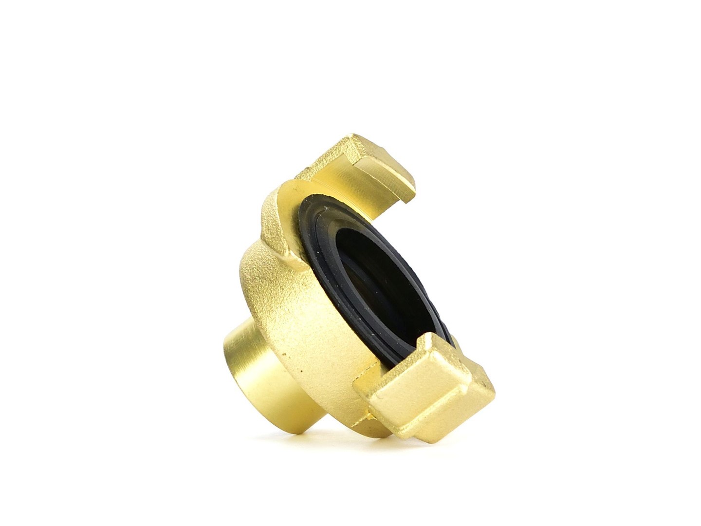 Brass connector compatible with GEKA connector – internal thread 3/8”