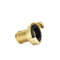 Brass connector compatible with GEKA connector 1”