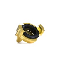 Brass connector compatible with GEKA connector - dummy coupling