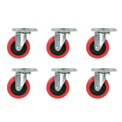 Set of wheels for car creepers