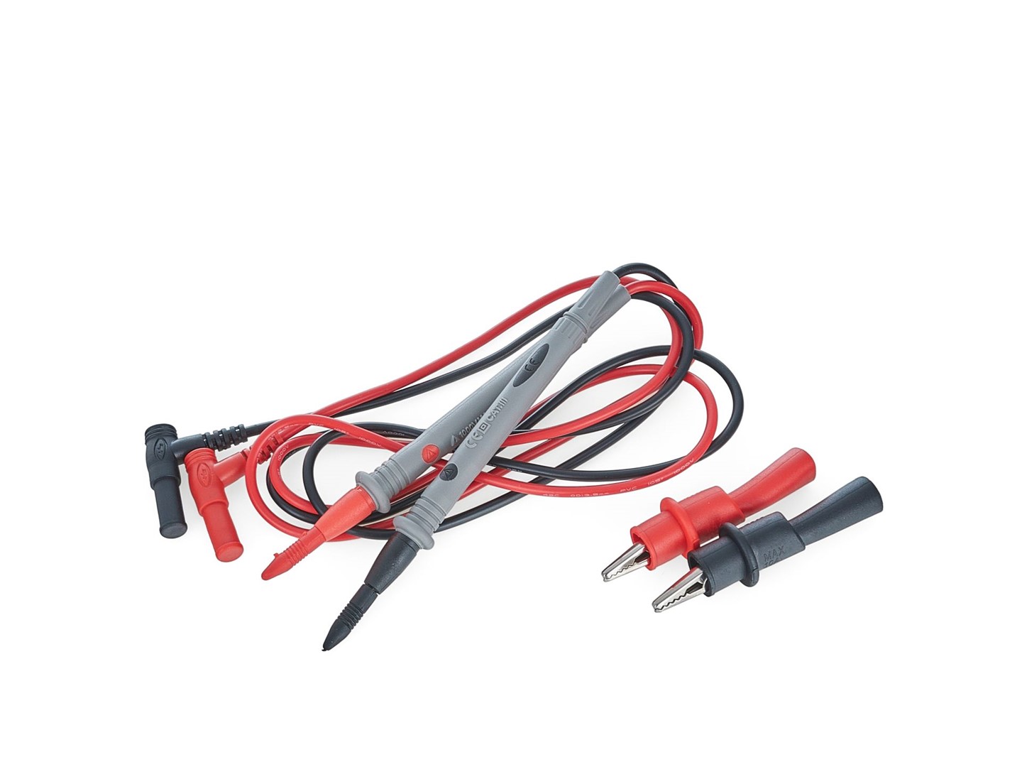 Universal cables for multimeter + crocodile clips