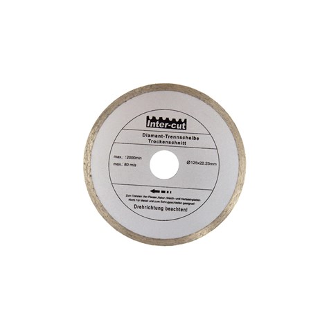 Continuous Rim Diamond Blade 125x22mm