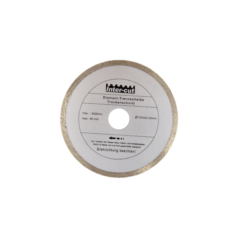 Continuous Rim Diamond Blade 125x22mm