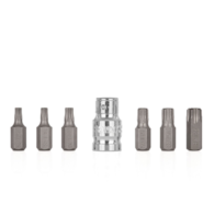 7el. zestaw końcówek wkrętakowych TORX T25-T55 (10/100)