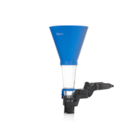Funnel with holder for engine oil